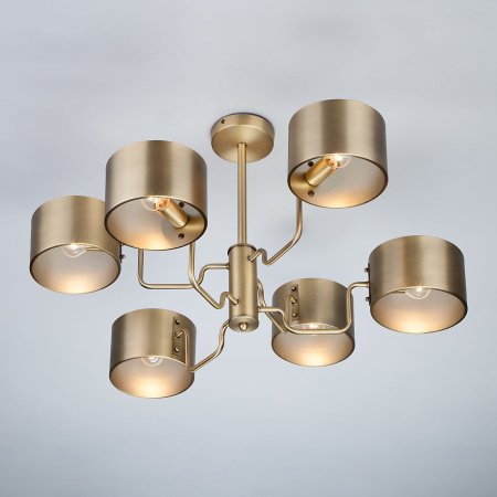 Потолочная люстра Bogates Pallada 293/6 Smart латунь