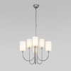 Подвесная люстра Eurosvet Abbey 60164/6 никель Smart 