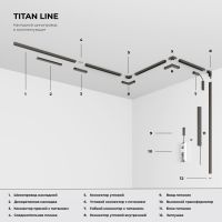 Шинопровод магнитный накладной Elektrostandard Titan Line 85227/00 4690389219092 a072147