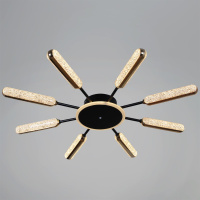 Потолочная люстра Reluce 08290-0.3-08 BK+GD