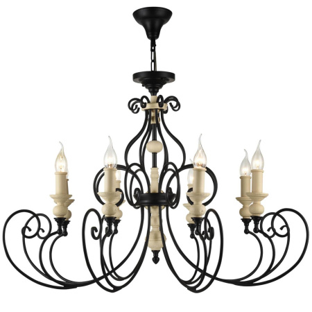 Люстра Maytoni Karina H631-PL-08-B черный