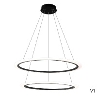 Подвесная люстра Crystal Lux MANZANA SP53W LED BLACK