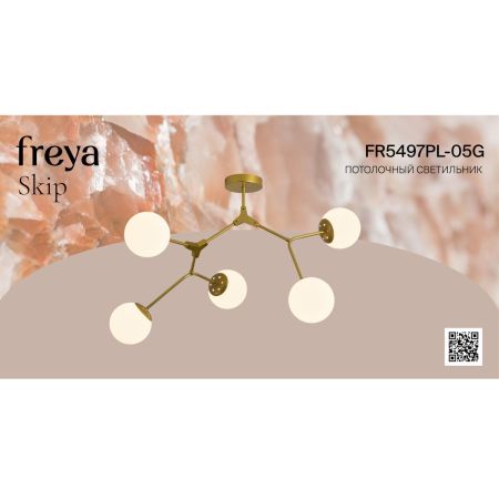 Потолочная люстра Freya Skip FR5497PL-05G