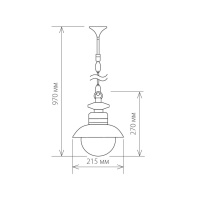 Подвесной светильник Elektrostandard Talli H 3002H брауни