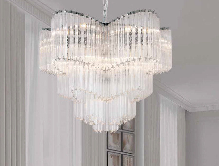 Подвесная люстра Newport Amanda 8918/C nickel М0066829