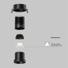 Встраиваемый светильник Maytoni Technical Dip DL118-15W-3K-B