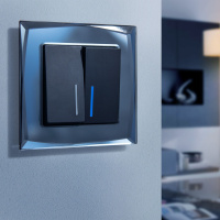 Рамка Diamant на 1 пост черный WL08-Frame-01 Werkel