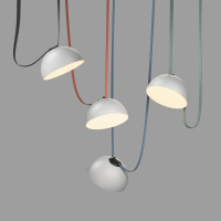 Трековый однофазный светильник Denkirs Belty Flow DK5563-WH+BK