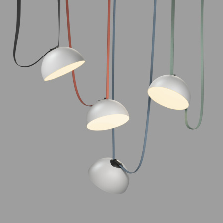 Трековый однофазный светильник Denkirs Belty Flow DK5563-WH+BK