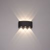 Уличный настенный светильник Arte Lamp Bosto A3722AL-6BK