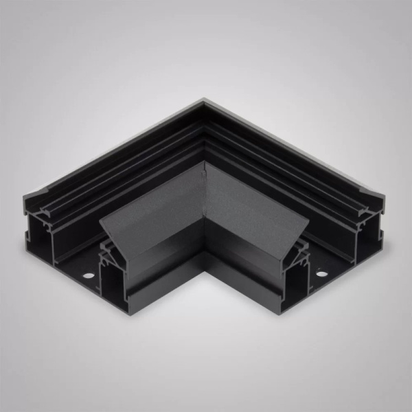 Угловой соединитель для шинопровода и закладного профиля для натяжного потолка AM Group AM540 BK SMART