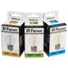 Лампа светодиодная филаментная Feron E27 5W 2700K Шар Прозрачная LB-61 25581