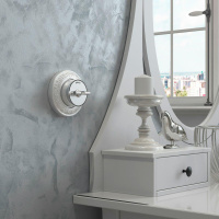 Выключатель на 4 положения двухклавишный (серебро матовый/хром) W5822054 Werkel