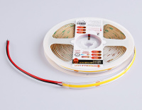 Светодиодная лента Ambrella Light Illumination COB 528Led/14W m/ 24V IP20 3000K/ 5m*10mm*2mm (2 конт.) GS4751