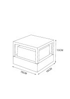 Уличный настенный светильник Arte Lamp Ulysses A8712AL-1BK