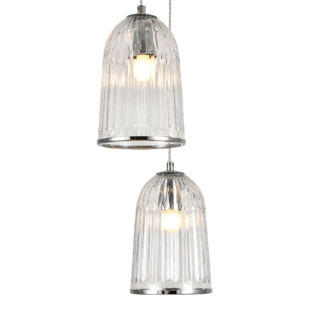 Каскадная люстра Indigo Lucido 11046/5P Chrome V000483