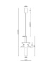 Подвесной светильник Maytoni Sound Wave MOD255PL-01B1