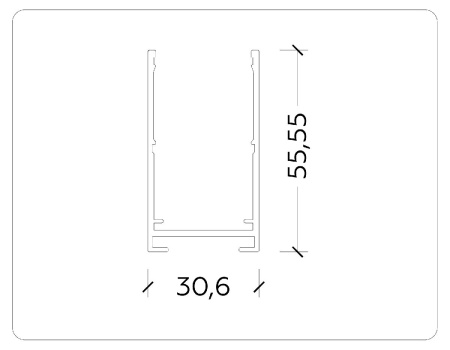 Шинопровод накладной Ambrella Light Magnetic 220V GL1005