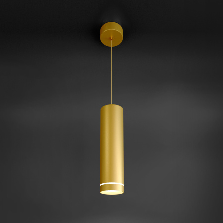 Подвесной светодиодный светильник Elektrostandard DLR023 12W 4200K золото