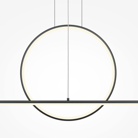 Подвесной светодиодный светильник Maytoni Halo MOD247PL-L49BK