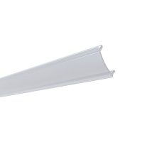 Профиль угловой накладной Apeyron ширина ленты до 10мм (рассеиватель, заглушки - 2шт) 08-31