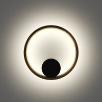 Настенный светильник Denkirs Orbit DK5060-BK+SG