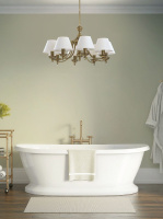 Люстра на штанге Kutek San Marino Lampshade SAN-ZW-10(P/A)CR