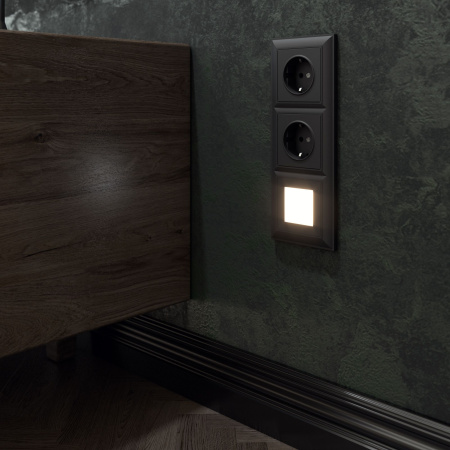 Рамка на 3 поста черный матовый WL14-Frame-03 Werkel