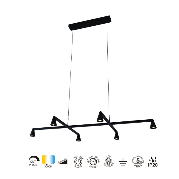 Подвесная люстра Mantra Africa 9409