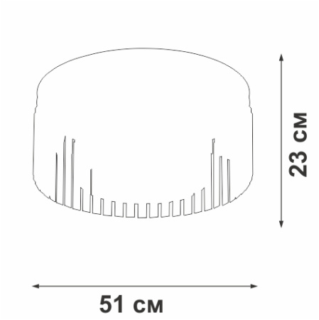 Потолочная люстра Vitaluce V5180-1/8PL