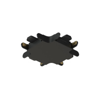 Х-коннектор для шинопровода Denkirs Air Base TR5234-BK