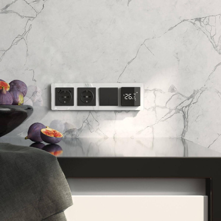 Рамка на 4 поста Acrylic (белый) W0042701 Werkel