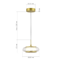 Подвесной светильник ST Luce Frittela SL6239.203.01