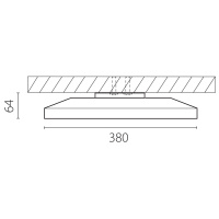 Настенно-потолочный светильник Lightstar Arco Eco 225741