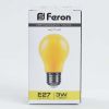 Лампа светодиодная Feron E27 3W желтый Шар Матовая LB-375 25921