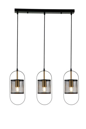 Подвесная люстра Indigo Via 10009/3P Black V000183