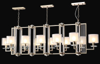 Подвесная люстра Crystal Lux NICOLAS SP12 L1600 GOLD/WHITE
