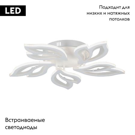 Потолочная люстра Vitaluce V3893-0/5PL