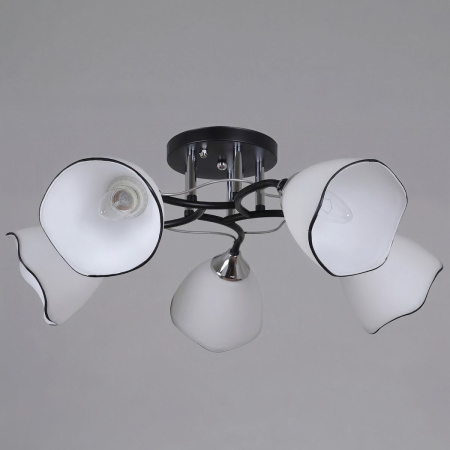 Потолочная люстра Reluce 79360-0.3-05 BK+CR