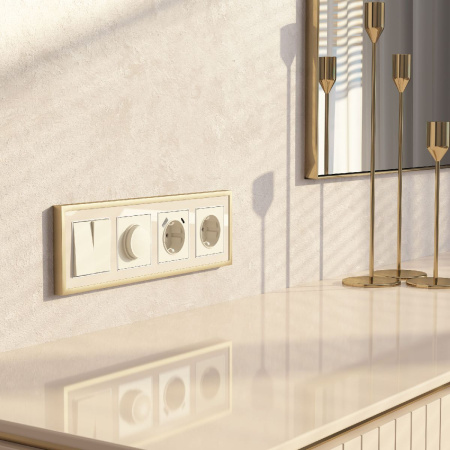 Рамка на 4 поста Werkel Baguette 4690389193316 W0042851 a062783