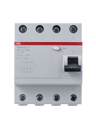УЗО ABB FH204 4P 25A 30mA AC