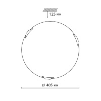 Настенно-потолочный светильник Sonex Lufe 7601/DL