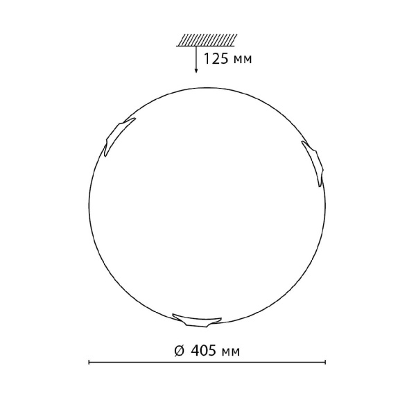 Настенно-потолочный светильник Sonex Lufe 7601/DL