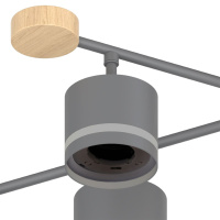 Люстра на штанге Reluce 78730-0.3-06 GX53 GREY+WOOD