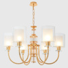 Подвесная люстра Crystal Lux ELENA SP6 GOLD