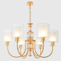 Подвесная люстра Crystal Lux ELENA SP6 GOLD