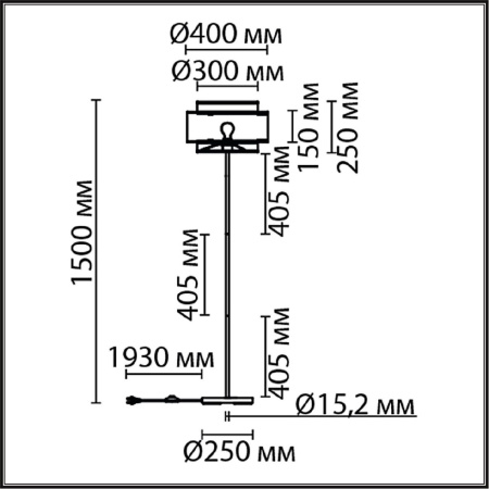 Торшер Lumion Launa 8043/1F