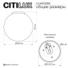 Потолочный светильник Citilux Ron CL941D20B0