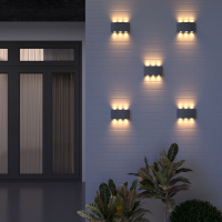 Настенный светодиодный светильник Elektrostandard Techno 1551 Twinky Trio серый