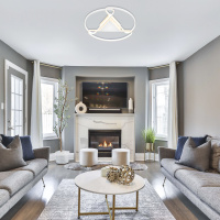 Потолочный светодиодный светильник Eurosvet Kristo 90232/3 белый